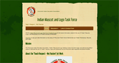 Desktop Screenshot of indianmascots.com